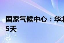 国家气候中心：华北雨季提前开始较常年偏早5天