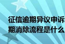 征信逾期异议申诉属于什么 征信异议申请逾期消除流程是什么