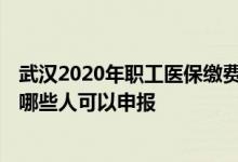 武汉2020年职工医保缴费金额 2022武汉职工医保缴费工资哪些人可以申报 