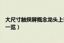 大尺寸触摸屏概念龙头上市公司有哪些（大尺寸触摸屏股票一览）