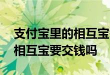 支付宝里的相互宝需要交钱吗 支付宝里面的相互宝要交钱吗