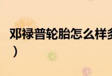 邓禄普轮胎怎么样多少钱（邓禄普轮胎怎么样）