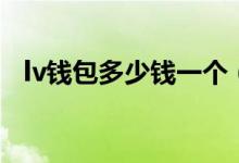 lv钱包多少钱一个（lv品牌包包好货清单）