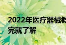 2022年医疗器械概念龙头上市公司一览表看完就了解