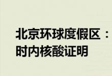 北京环球度假区：7月18日起入园须持72小时内核酸证明