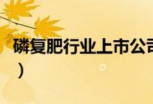 磷复肥行业上市公司有哪些（磷复肥股票一览）