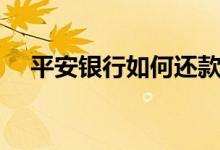 平安银行如何还款（平安银行如何贷款）
