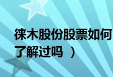 徕木股份股票如何（徕木股份股票怎么样 你了解过吗 ）