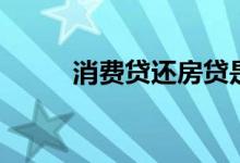 消费贷还房贷是否可行（消费贷）
