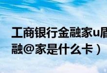 工商银行金融家u盾显示未检测（工商银行金融@家是什么卡）