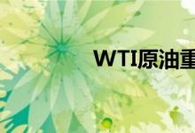 WTI原油重回100美元/桶