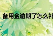 备用金逾期了怎么补救 备用金逾期怎么补救