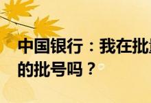 中国银行：我在批量查询中定义“跨境汇款”的批号吗？