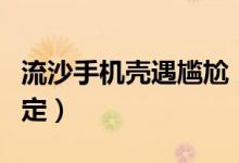 流沙手机壳遇尴尬（手机壳行业的标准如何制定）
