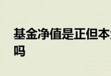 基金净值是正但本金少了 基金周末净值变化吗