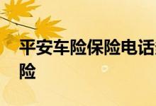 平安车险保险电话多少 车险一般都是什么保险