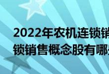 2022年农机连锁销售概念股龙头一览农机连锁销售概念股有哪些