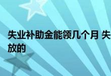 失业补助金能领几个月 失业补助金是一次性发放还是按月发放的 