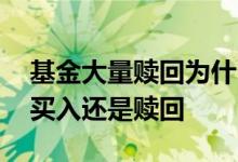 基金大量赎回为什么净值大跌 基金大跌时该买入还是赎回