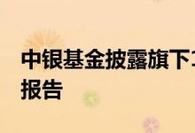 中银基金披露旗下11只产品的2021年四季度报告