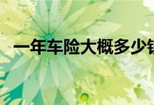 一年车险大概多少钱（交强险可以不买吗）