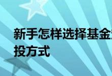 新手怎样选择基金定投 新手基金怎么选择定投方式