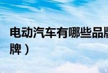 电动汽车有哪些品牌电池（电动汽车有哪些品牌）