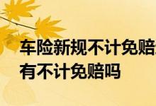 车险新规不计免赔还要购买吗 车险新规后还有不计免赔吗