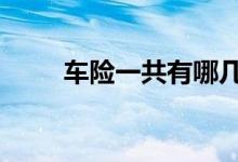 车险一共有哪几种 车险一般哪几种