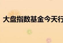 大盘指数基金今天行情 基金看哪个大盘指数