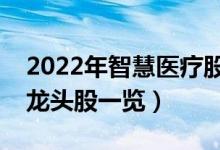 2022年智慧医疗股票概念有那些（智慧医疗龙头股一览）