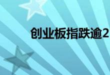 创业板指跌逾2%宁德时代跌近4%