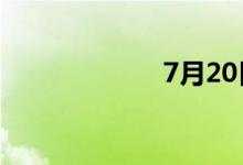 7月20日涨停分析