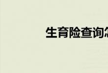 生育险查询怎么打人工服务?
