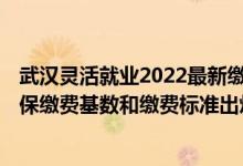 武汉灵活就业2022最新缴费标准 2022武汉灵活就业人员医保缴费基数和缴费标准出炉 