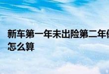 新车第一年未出险第二年保费几折 新车出险一次第二年保费怎么算