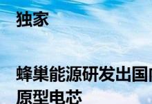独家|蜂巢能源研发出国内首批20Ah级硫系全固态原型电芯