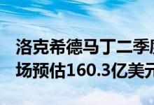 洛克希德马丁二季度净销售额154.5亿美元市场预估160.3亿美元