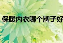 保暖内衣哪个牌子好（口碑最好的品牌推荐）