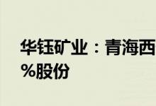 华钰矿业：青海西部资源拟减持不超0.9781%股份