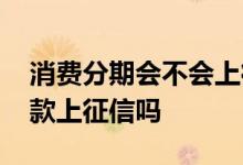 消费分期会不会上征信 想问一下买买分期贷款上征信吗