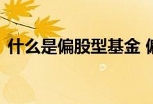 什么是偏股型基金 偏股型基金股票不能变吗