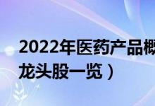 2022年医药产品概念股票有那些（医药产品龙头股一览）