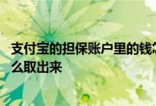 支付宝的担保账户里的钱怎么查看 支付宝担保账户里的钱怎么取出来
