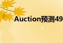 Auction预测49.8万美元的房屋销售 