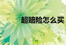 超赔险怎么买 超赔险是什么意思