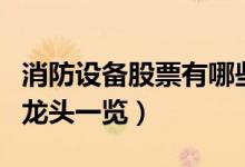 消防设备股票有哪些（相关消防设备上市公司龙头一览）