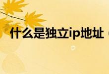 什么是独立ip地址（什么是独立IP访问量）