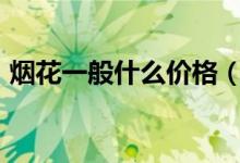 烟花一般什么价格（100发烟花多少钱一箱）