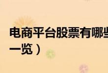 电商平台股票有哪些（相关电商平台股票龙头一览）